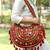 Round Shape Hand Embroidered Real Mirror Work Banjara Bag
