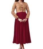 Chiku printed rayon ethnic-kurtis