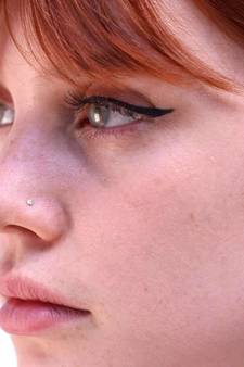 Silver Small Diamond nose-ring or Nose Pin