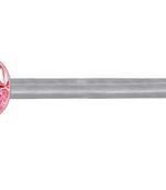 Designer Red Coloured Diamond Classic nose ring or Nose pin