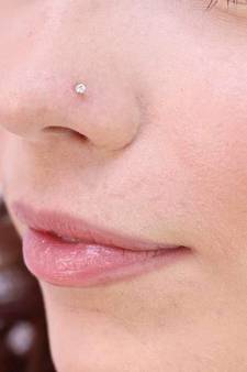 Gold Designer Classic Diamond Silver Plated Nose pin