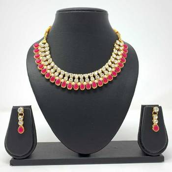 Red ruby   necklace-sets 1