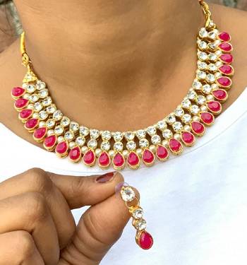 Red ruby   necklace-sets 2