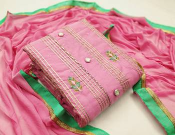 Light-Pink Gotta Patti Silk Salwar 1