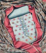 Grey booti banarasi silk salwar