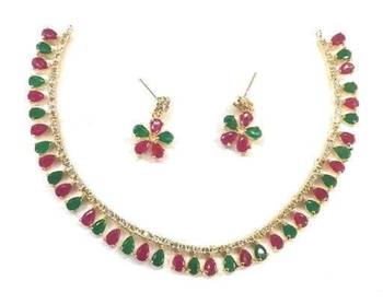 Multicolor ruby   necklace-sets 2