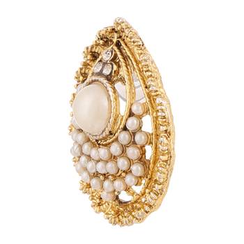 Ethnic Indian Bollywood Jewelry Set Pearly pure Earrings Set 2
