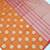 Orange woven banarasi silk saree with blouse