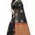 Black printed banarasi cotton saree with blouse