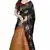 Black printed banarasi cotton saree with blouse