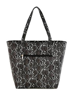 Lychee Bags Pu Snake Finish Tote Bag 3