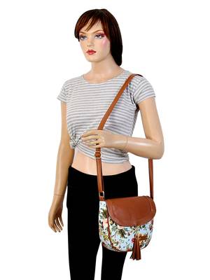 Lychee Bags canvas floral printed tote bags 5