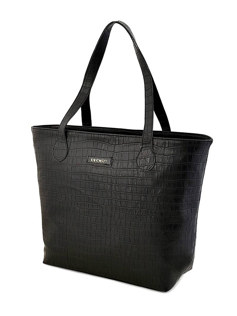 Lychee Bags Croco Finish Tote Bag