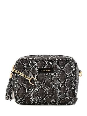 Lychee Bags Snake Finish Sling Bag 1