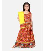 Bandhani Chaniya Choli With Frill Dupatta