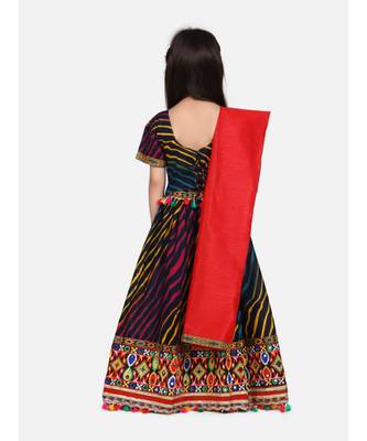 Leheriya Half Sleeve Chaniya Choli 4