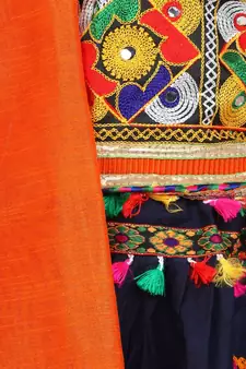 Mirror Embroidery Chaniya Choli