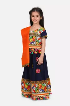Mirror Embroidery Chaniya Choli