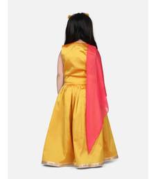 Round Panel Foil Print Lehenga