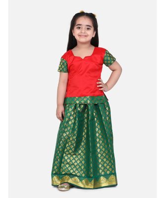 pattu lehenga choli