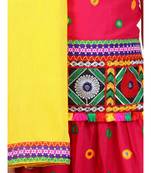 Mirror Embroidery Halter Neck Chaniya Choli