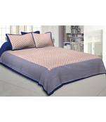 Orange Booti Double Bedsheet