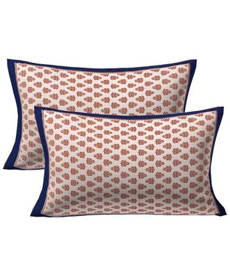 Orange Booti Double Bedsheet 2