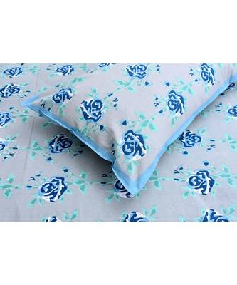 Blue Garland Double Bedsheet 4