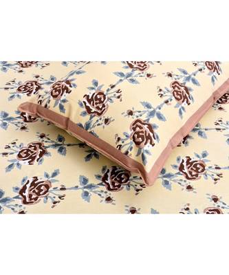 Brown Garland Double Bedsheet 4