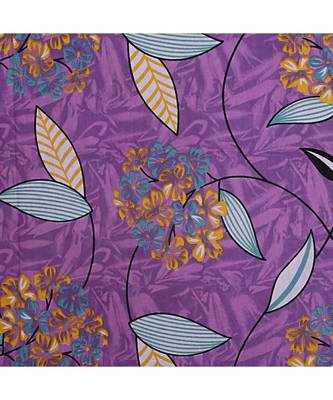 Purple Flowery Double Bedsheet 3