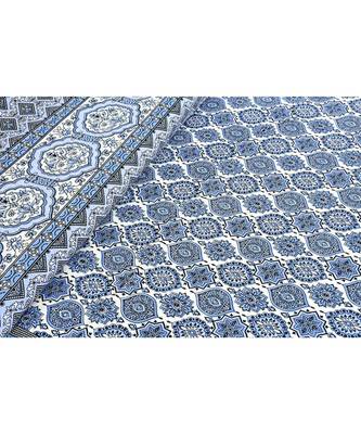 Ethnic Charm Purple Double Bedsheet 2