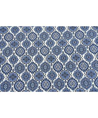 Ethnic Charm Purple Double Bedsheet 3