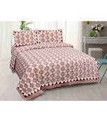 Traditional Delight Maroon Double Bedsheet