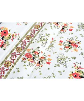 Pink Bunch of Flowers Double Bedsheet 3