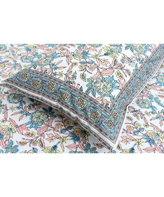 Fantastic Flowers Colorful Double Bedsheet 4