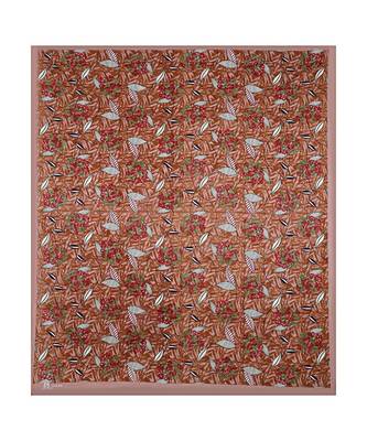 Brown Flowery Double Bedsheet 2