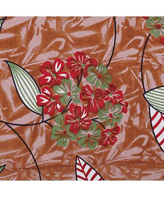 Brown Flowery Double Bedsheet 3