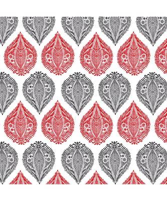 Pure Cotton Maroon Ethnic Pattern Reversible Single Bed Dohar 2