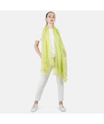 Bali Hai by Pashma Solids Lace embroidery design Pashmina  scarf 1