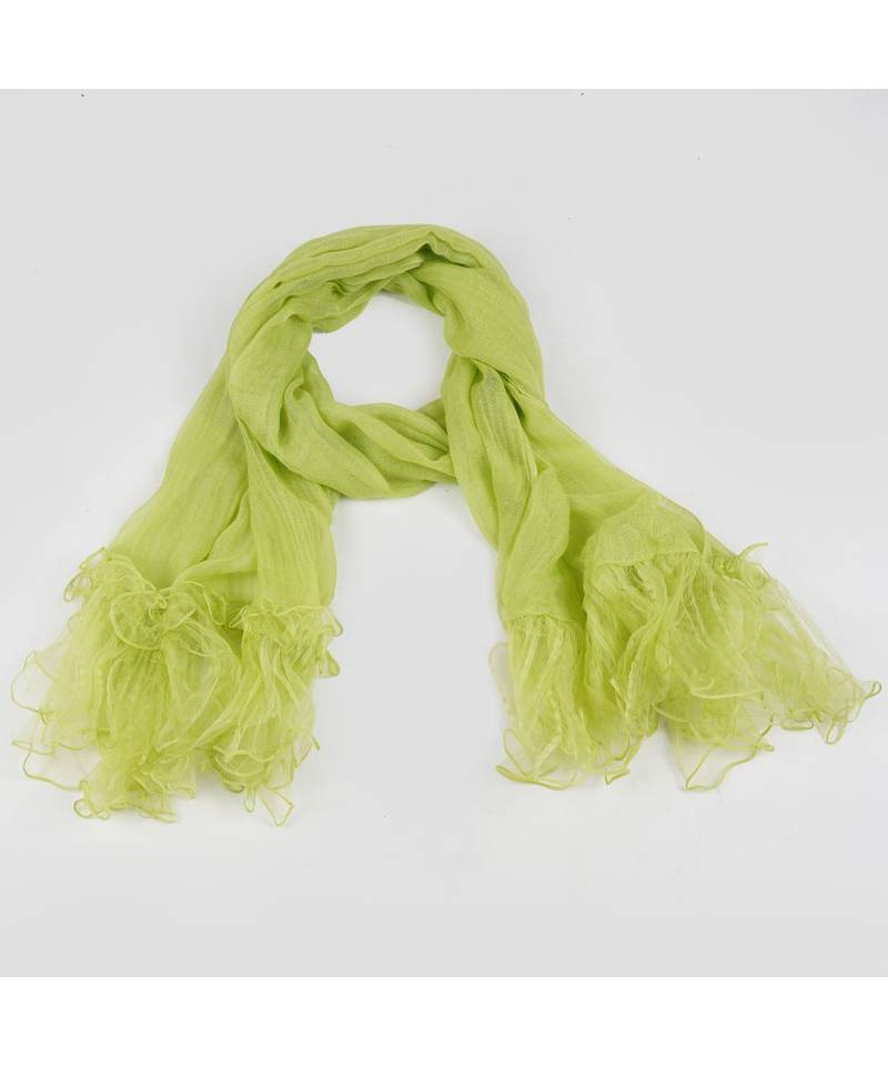 Bali Hai by Pashma Solids Lace embroidery design Pashmina  scarf