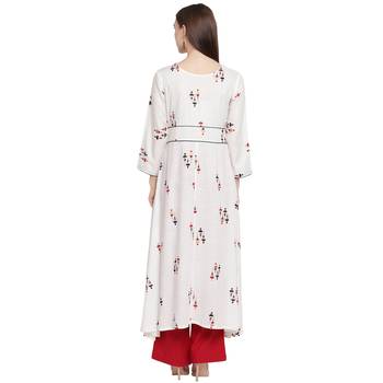 White printed rayon kurtas-and-kurtis 2