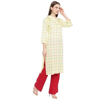 White printed rayon kurtas-and-kurtis 3