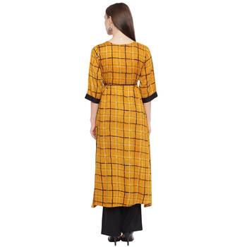 Multicolor printed rayon kurtas-and-kurtis 2