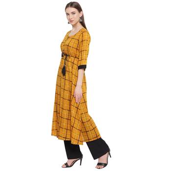 Multicolor printed rayon kurtas-and-kurtis 4