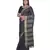 Handcrafted  Black Linen saree with golden zari border