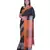 Handcrafted  Black Linen saree with contrast orange & Grey border