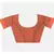 Handcrafted  Black Linen saree with contrast orange & Grey border