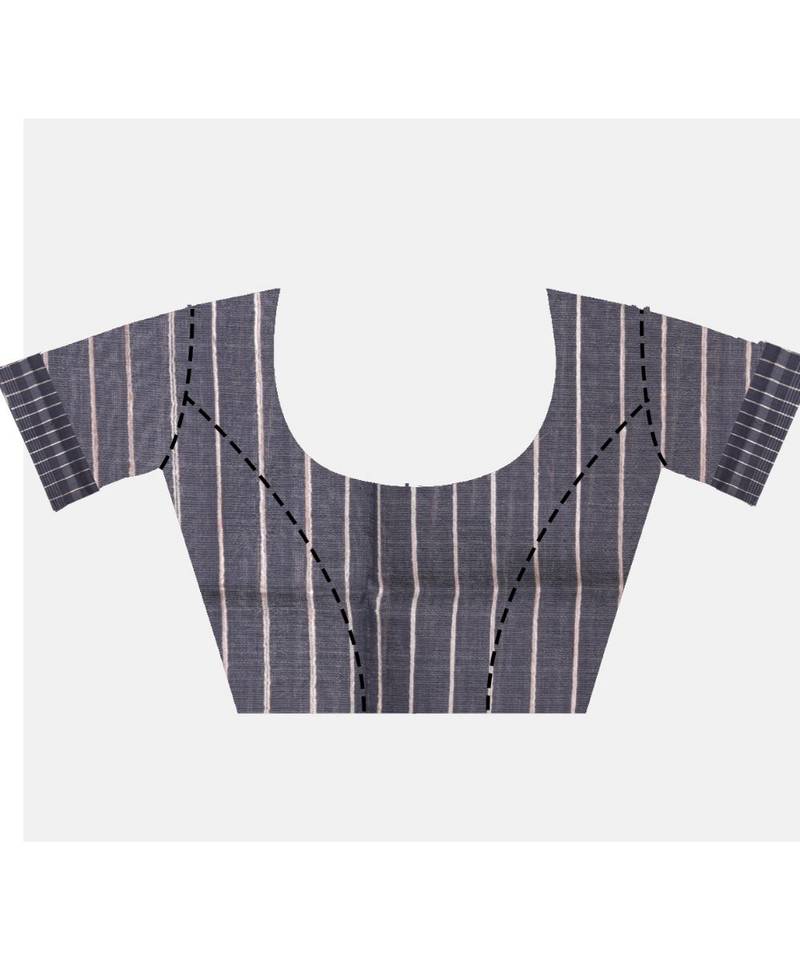 Handcrafted Tussar Ghicha Silk Saree