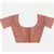 Handcrafted Salmon Orange shade Tissue Linen saree