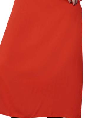 Red printed cotton kurti 3
